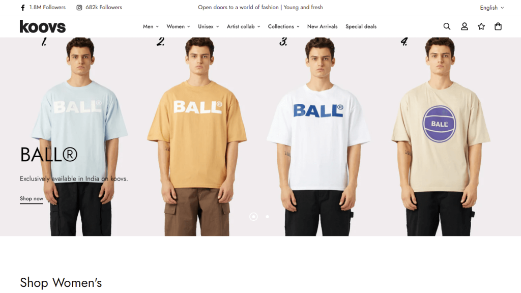 Knoovs - Fashion eCommerce Site