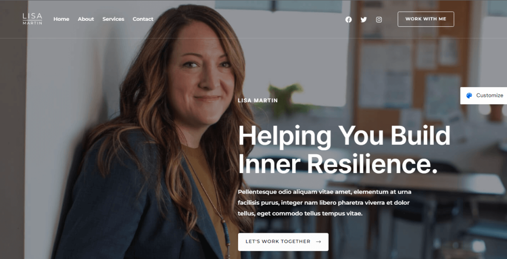 Consultants firm - Consulting WordPress Website