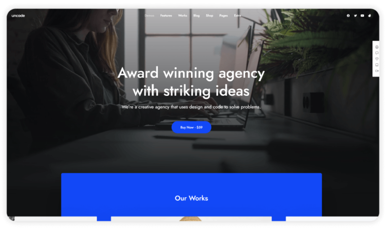 Creative Digital Agency WordPress Themes