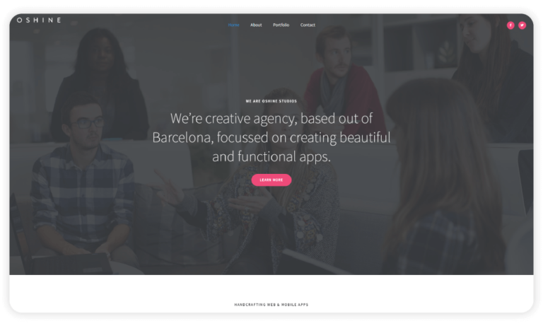Oshine v25 WordPress Themes