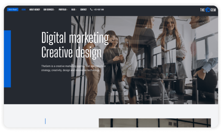 Creative Agency Light WordPress Themes