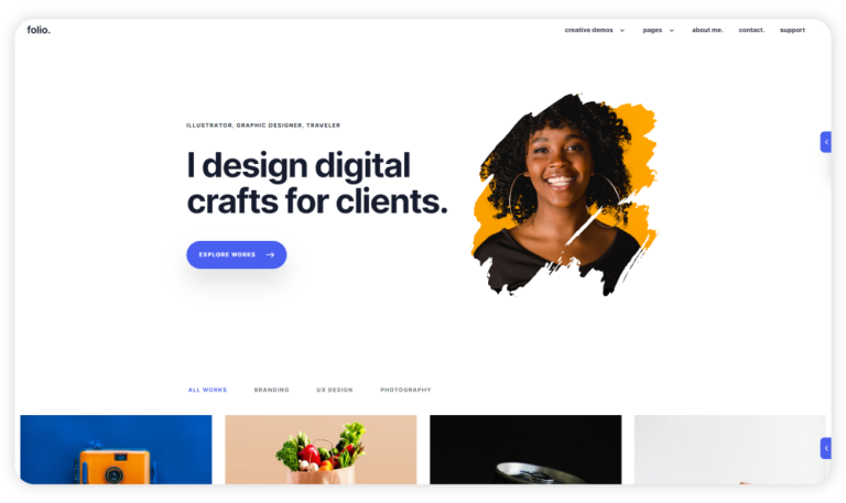 Folio - Creative Gatsby Portfolio Template-1