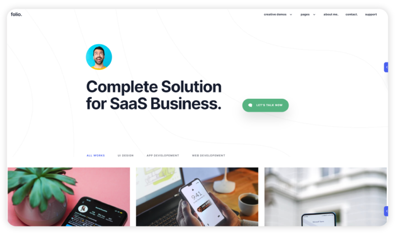 Folio - Creative Gatsby Portfolio Template-2