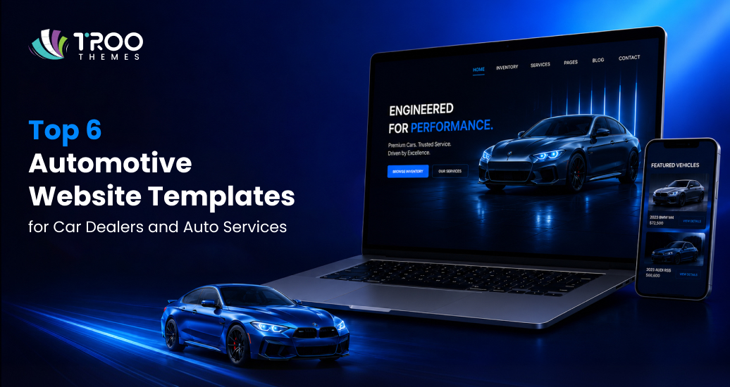 Top 6 Automotive Website Templates for Car Dealers and Auto Services
