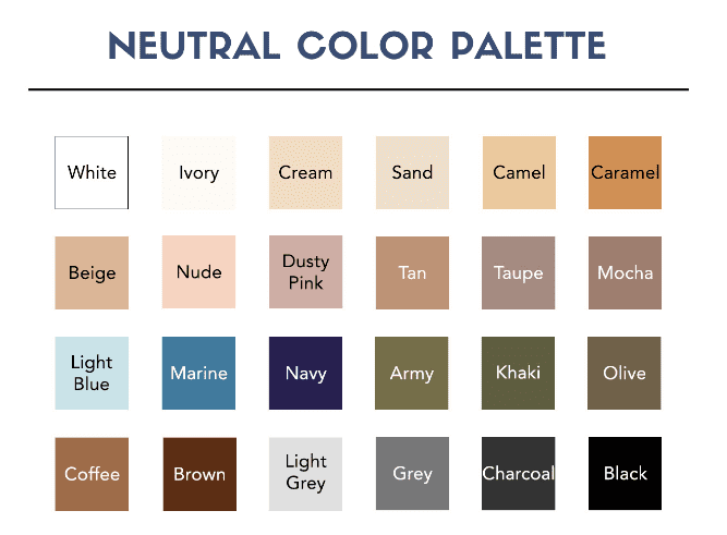 Neutral Color Palette