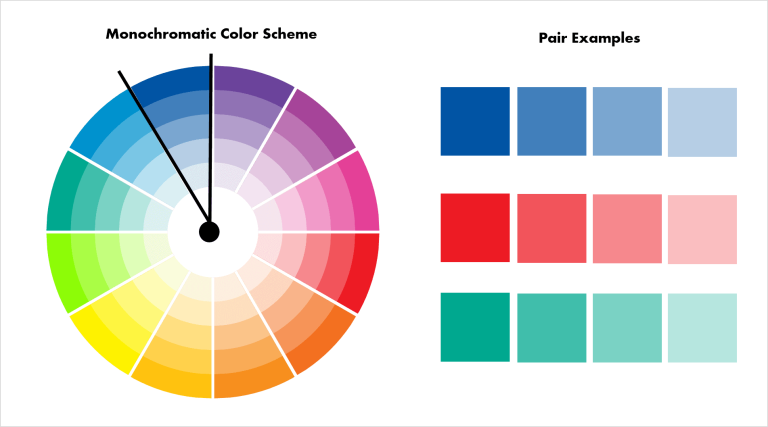 monochromatic color palette
