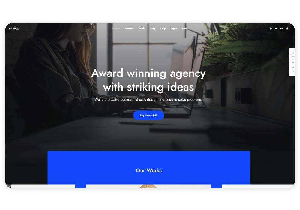 Creative Digital Agency WordPress Themes