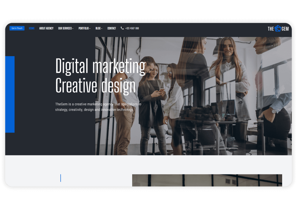Creative Agency Light WordPress Themes