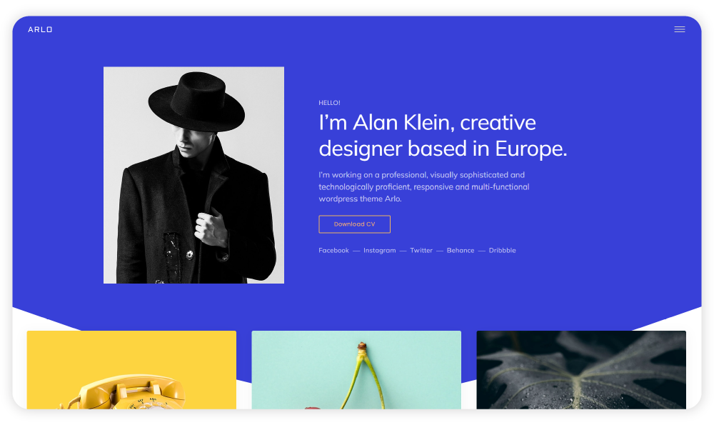 Arlo - Personal Portfolio React Template-2