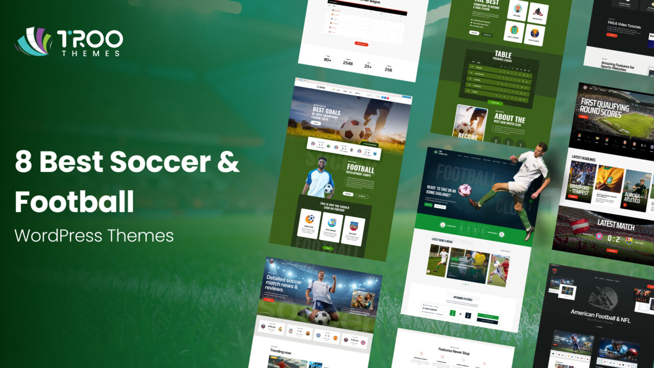 8 Best Soccer & Football WordPress Themes