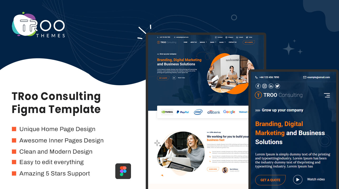 TRoo Consulting Figma Template
