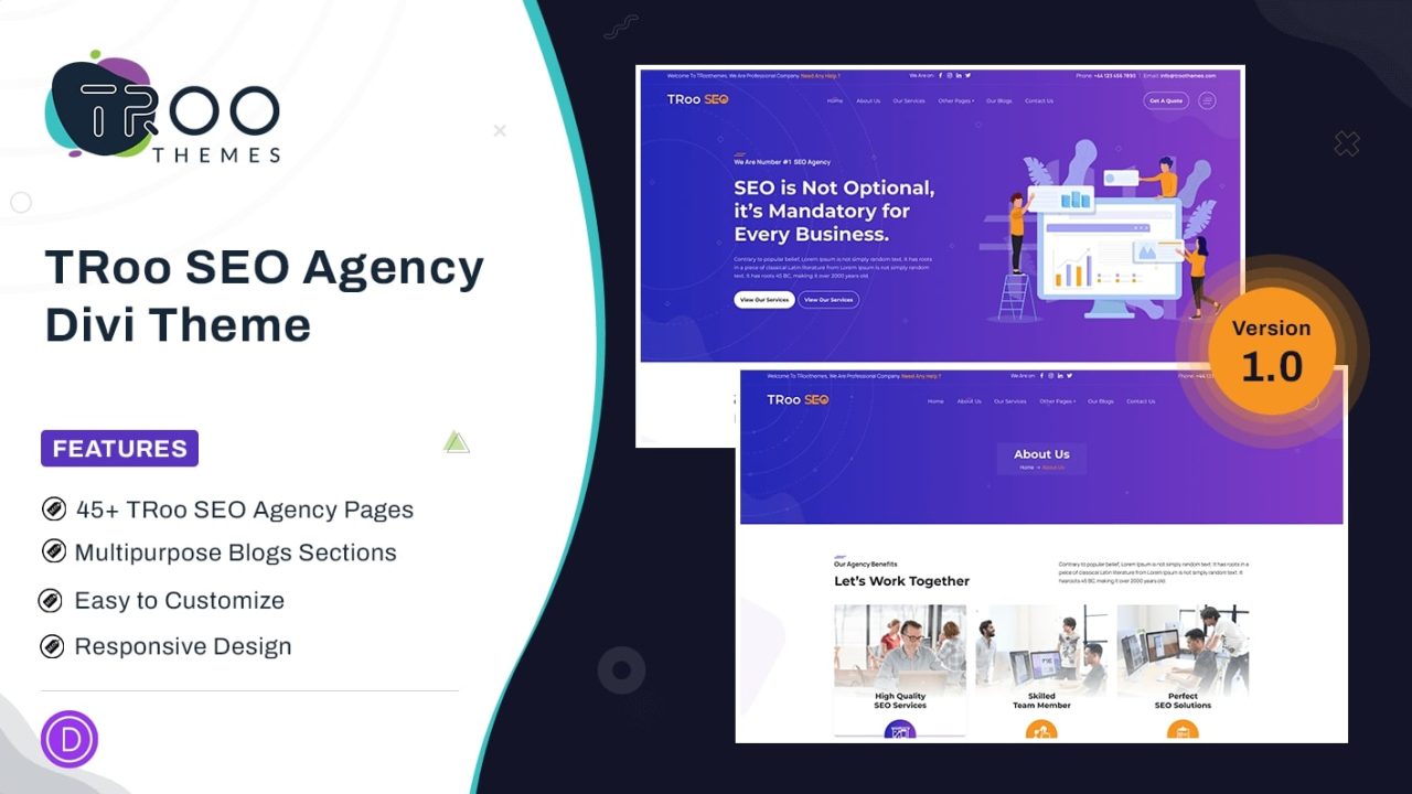 TRoo SEO Agency Divi Child Theme