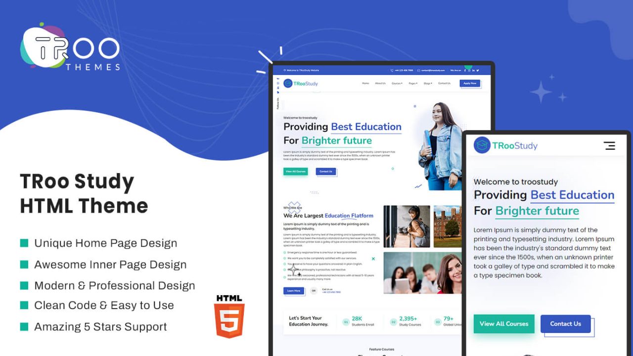 TRoo Study HTML Theme