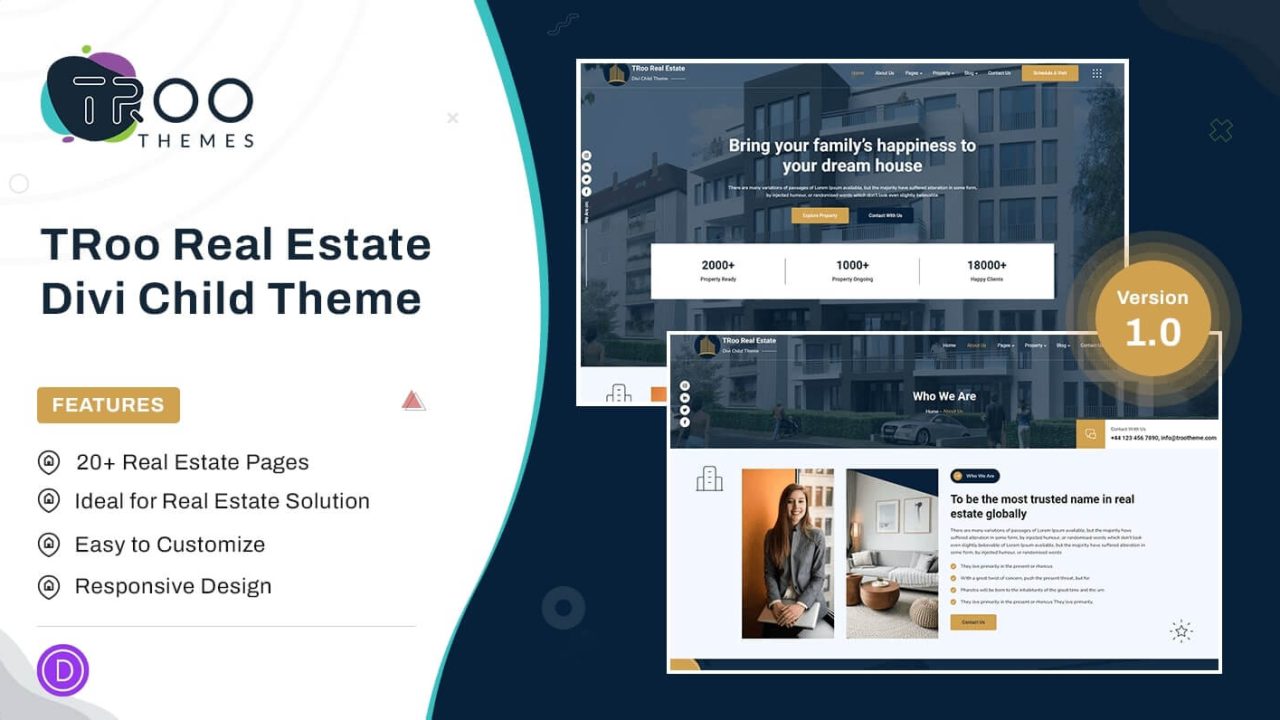 TRoo Real Estate Divi Child Theme