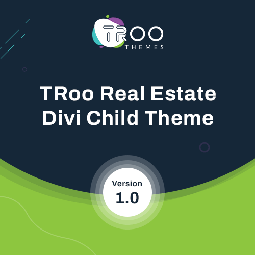 TRoo Real Estate Divi Child Theme
