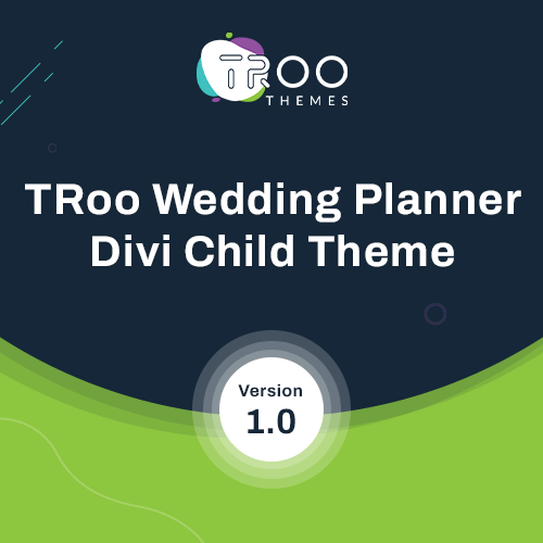 TRoo Wedding Planner Divi Theme