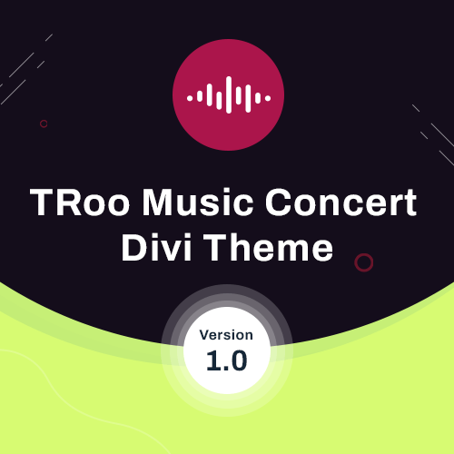 TRoo Music Concert Divi Theme